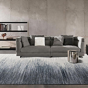 Thảm Lót Sàn Cỡ Lớn Màu Xám Nhạt Đơn Giản Sang Trọng