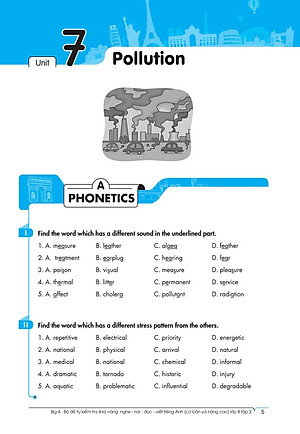 Sách Big 4 Bộ Đề Tự Kiểm Tra 4 Kỹ Năng Nghe - Nói - Đọc - Viết (Cơ Bản Và Nâng Cao) Tiếng Anh Lớp 8 Tập 2