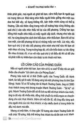 Sách Bí Quyết Thu Phục Nhân Tâm