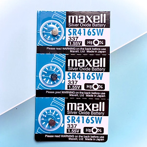 Pin Maxell Nhật Bản SR416SW / 337 Hàng Chính Hãng Made in Japan