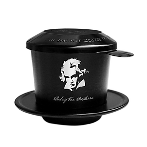 Trung Nguyên Legend - Phin nhôm hoa văn màu đen Vĩ Nhân - có hộp giấy (giao mẫu ngẫu nhiên)