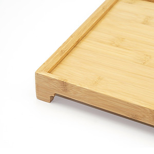 Khay trà bằng gỗ Tre kiểu Nhật (Hàng VN), 40x25x4cm
