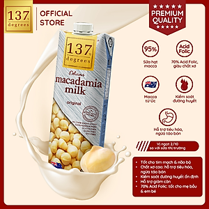 Sữa hạt Macca Nguyên chất 137 DEGREES 1000ml