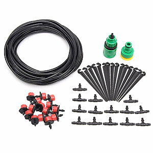 Bộ KIT Tưới Cây Nhỏ Giọt 8 Tia 30 Béc Vòi 25M Cao Cấp AZONE