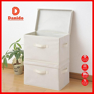 Bộ 2 chiếc hộp vải đựng đồ Thụy Điển 24L, Combo 2 chiếc túi vải đa năng TD1 có chọn màu miDoctor