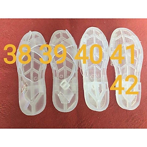 Dép quai hậu tiền phong, dép nhựa dẻo đủ cỡ phong cách cổ điển