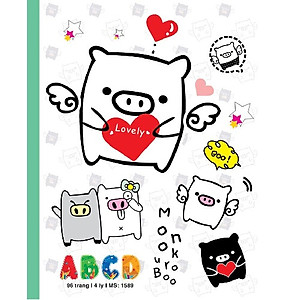 Lốc Tập 4 ly caro Hải Tiến - ABCD (96 trang - Lốc 10 cuốn - Miền Nam)