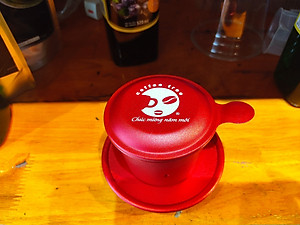 Cà phê bột Arabica Cầu Đất 500g nguyên chất 100% thơm nồng, vị nhẹ, gu tây TẶNG Phin Nhôm Pha Cà Phê Màu Đỏ Cao Cấp