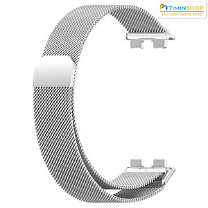 Dây thép cho Huawei Band 10/ 9/ 8 - Thép, khóa nam châm (DTB8)