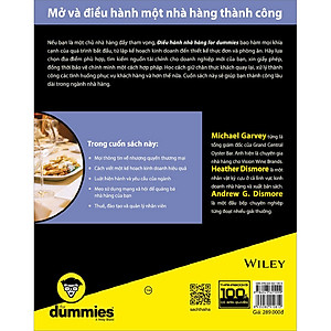 Sách Điều Hành Nhà Hàng For Dummies