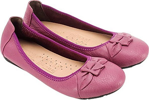 Giày Nữ Búp Bê Da Bò Huy Hoàng HT7911 - Tím