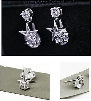 Bông tai nữ sao trên đá