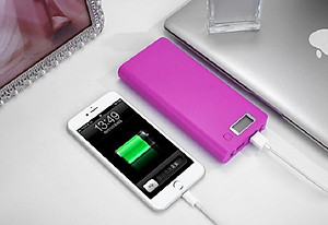 Box sạc dự phòng 2A 8 cell dùng pin 18650 (Đen,chưa pin)