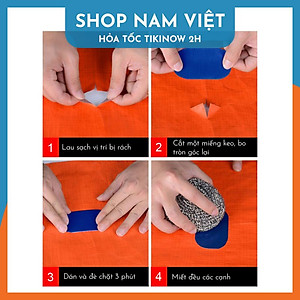 Băng Keo Vá Lều Trại, Vải Dù, Vải Bạt, Chống Nước và Chống Rách