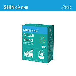 Cà phê A Lưới Blend - SHIN Cà Phê - Phin giấy - Hộp 5 gói