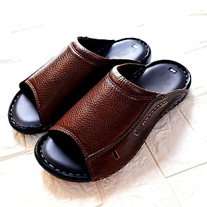 DÉP QUAI NGANG NAM DA BÒ 100%, DA BÒ TỰ NHIÊN, CHẤT LƯỢNG CAO