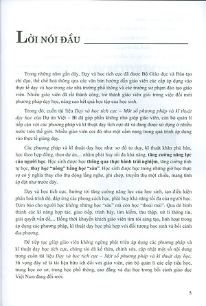 Dạy Và Học Tích Cực Một Số Phương Pháp Và Kĩ Thuật Dạy Học (Tái bản năm 2022)