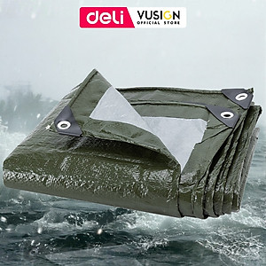 [SIÊU BỀN] Bạt che nắng mưa dày dặn DELIxVusign - Chống nước kháng UV, may viền, đa năng