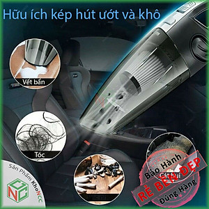 (Pin Sạc) Máy Hút Bụi Mini Cầm Tay Không Dây KhoNCC Hàng Chính Hãng - Hút Mọi Ngóc Ngách Vệ Sinh Sạch Sẽ Oto Xe Hơi Của Bạn - KLM-MHBCTOBW