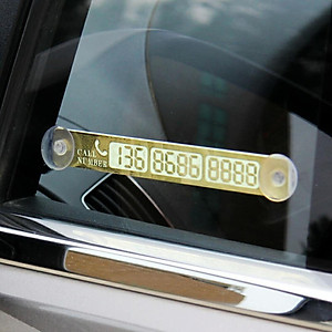 Bảng ghi số trên ô tô tự động phát sáng khi trời tối, miếng hít dính chắc chắn TÂM LUÂN Chổi lau tẩm dầu - Hàng chính hãng