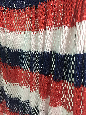 Võng lưới Ban Mai in sọc, in họa tiết cán nhựa 40cm