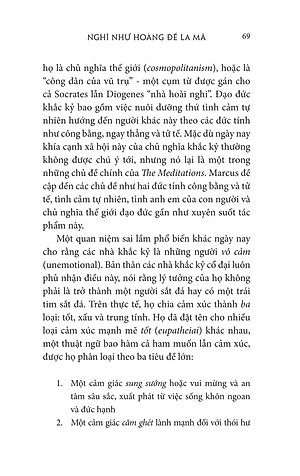 Sách Nghĩ Như Hoàng Đế La Mã - Triết Lý Khắc Kỷ Của Marcus Aurelius