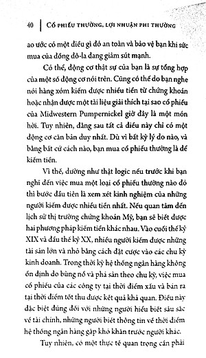 Sách Cổ Phiếu Thường, Lợi Nhuận Phi Thường (Tái Bản)