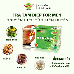 Trà Tam Diệp For Men Thanh Nhiệt Hỗ Trợ Giảm Cân Giữ Dáng - Hùng Phát Thương Hiệu 35 Năm