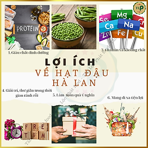 ĐẬU HÀ LAN RANG MUỐI TÂN LỘC PHÁT - BỊCH 100G