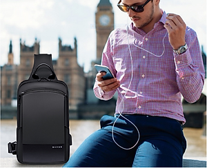 Túi đeo chéo đeo ngực nam cao cấp phong cách châu âu