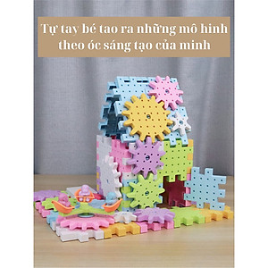Bộ Đồ Chơi Xếp Hình Lego 135 Chi Tiết  Bánh Răng Có Thể Chuyển Động Cho Bé Tùy Ý Sáng Tạo Theo Ý Thích