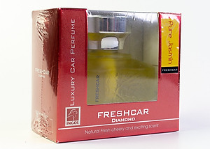 Nước hoa xe hơi Freshcar Diamond - chai 100ml hương thơm thảo mộc thiên nhiên