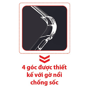 Ốp Lưng Chống Sốc cho điện thoại Apple Iphone 6 / 6S - Dẻo Trong - Hàng Chính Hãng