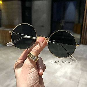 Kính Mắt tròn chống nắng chống tia Uv - Kính râm thầy bói