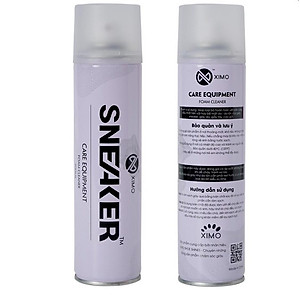 Chai Xịt Tạo Bọt Vệ Sinh Giày XIMO Cao Cấp 300ml tiêu diệt mọi vết bẩn