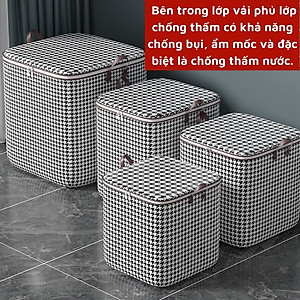 Túi Đựng Chăn Màn Quần Áo Cớ Lớn 100L, Túi Đựng Đồ Đa Năng Có Thể Gấp Gọn Tiện Lợi - Hàng Loại 1 - Chính Hãng MINIIN