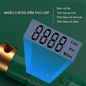 Dây nhảy thể thao lõi thép cao cấp Rhino J501 tự động đếm số, tích hợp đo calo, quãng đường, độ dài dây tùy chỉnh - Dùng cho Muay | Boxing | Kickboxing - Hàng chính hãng