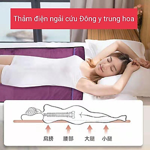 Thảm Ngải Cứu Điện, Đệm Sưởi Ngải Cứu Đông Y Hỗ Trợ Đau Vai Gáy, Đau Lưng Nhức Mỏi Xương Khớp