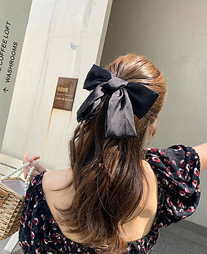 Cặp tóc nơ phong cách Hàn Quốc cực xinh, kẹp nơ sau dễ thương KT13 được các bạn nữ cực kỳ yêu thích 