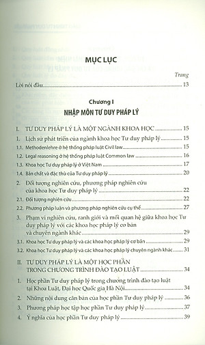 GIÁO TRÌNH TƯ DUY PHÁP LÝ - PGS. TS. Nguyễn Minh Tuấn, PGS. TS. Nguyễn Hoàng Anh (Đồng chủ biên) - Tái bản - (bìa mềm)
