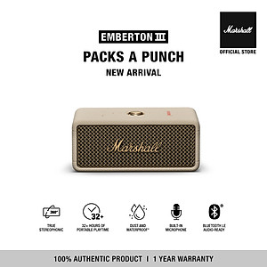 [NEW ARRIVAL] Loa Bluetooth Marshall Emberton III Portable - Hàng chính hãng