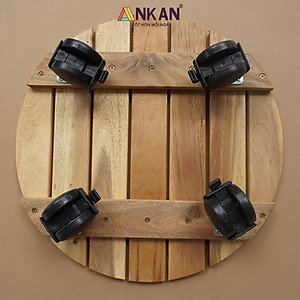 Đế Lót Chậu Cây Có Bánh Xe Cỡ Lớn Đường Kính 35cm Dùng Để Đặt Chậu Cây Chậu Hoa Trong Nhà Và Ngoài Sân