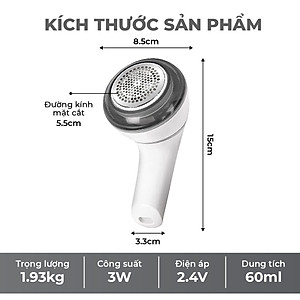 Máy cắt lông xù Lebenlang ZZ01, công suất 3W, sử dụng lên đến 30 phút, bảo hành 2 năm - hàng chính hãng