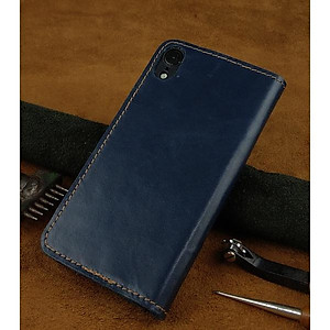 Bao da cho Iphone XR Handmade Da Bò Thật