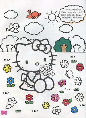 Bộ 4 Cuốn Hello Kitty- Sách Tô Màu: Rèn Luyện Khả Năng Cho