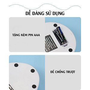 Cân Tiểu Ly Điện Tử Mini Nhà Bếp Cân Thực Phẩm Loại 5Kg Tiện Lợi Cân Tiểu Ly Điện Tử Nhà Bếp Mini Làm Bánh Đồ Ăn Nguyên Liệu Chính Xác Cao Tặng Kèm Pin