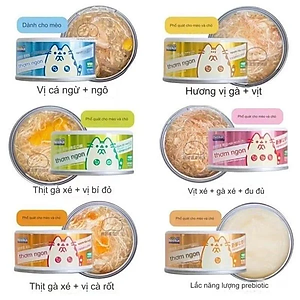 Pate Lon Dạng Soup Thịt Cho Mèo Neeka Nhiều Vị Ngẫu Nhiên Lon 80g
