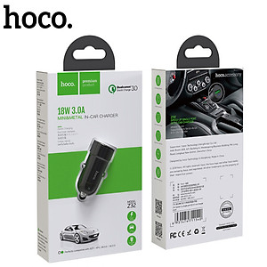 Tẩu sạc nhanh đa năng nhãn hiệu Hoco Z32 Quick Charge 3.0 - Hàng nhập khẩu