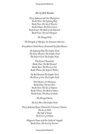 Percy Jackson's Greek Gods