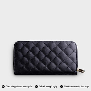 Ví Yuumy ( Thời trang nữ họa tiết caro - Ví da Seasand YV74 )